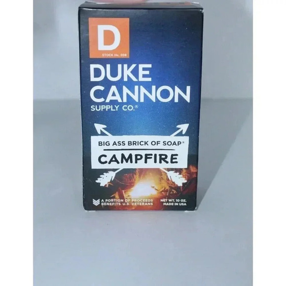 Duke Cannon Great American Frontier Men's Big Brick of Soap - Campfire, 10oz New - Picture 3 of 8